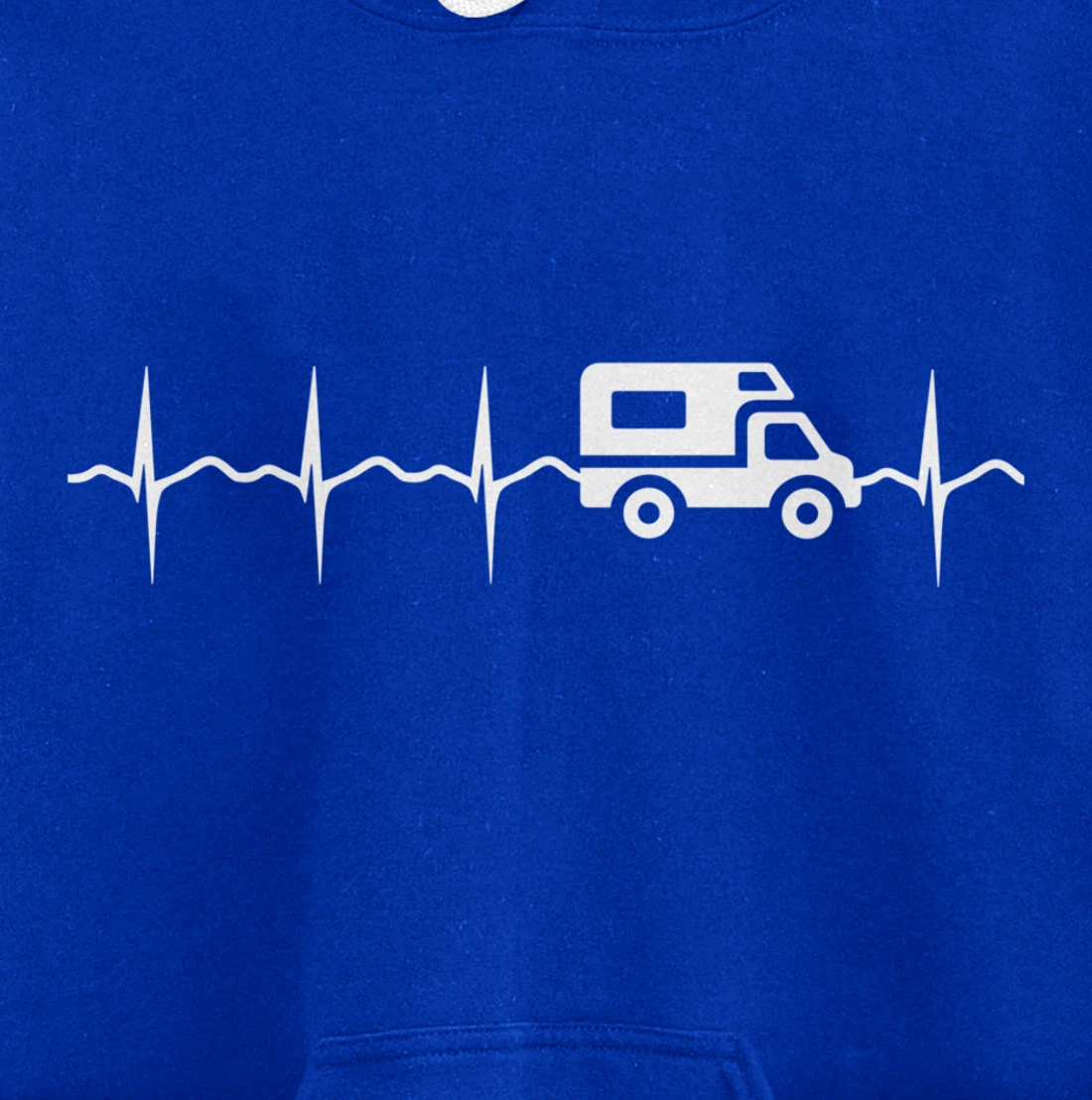 Camping EKG campervan Motorhome Pullover Hoodie