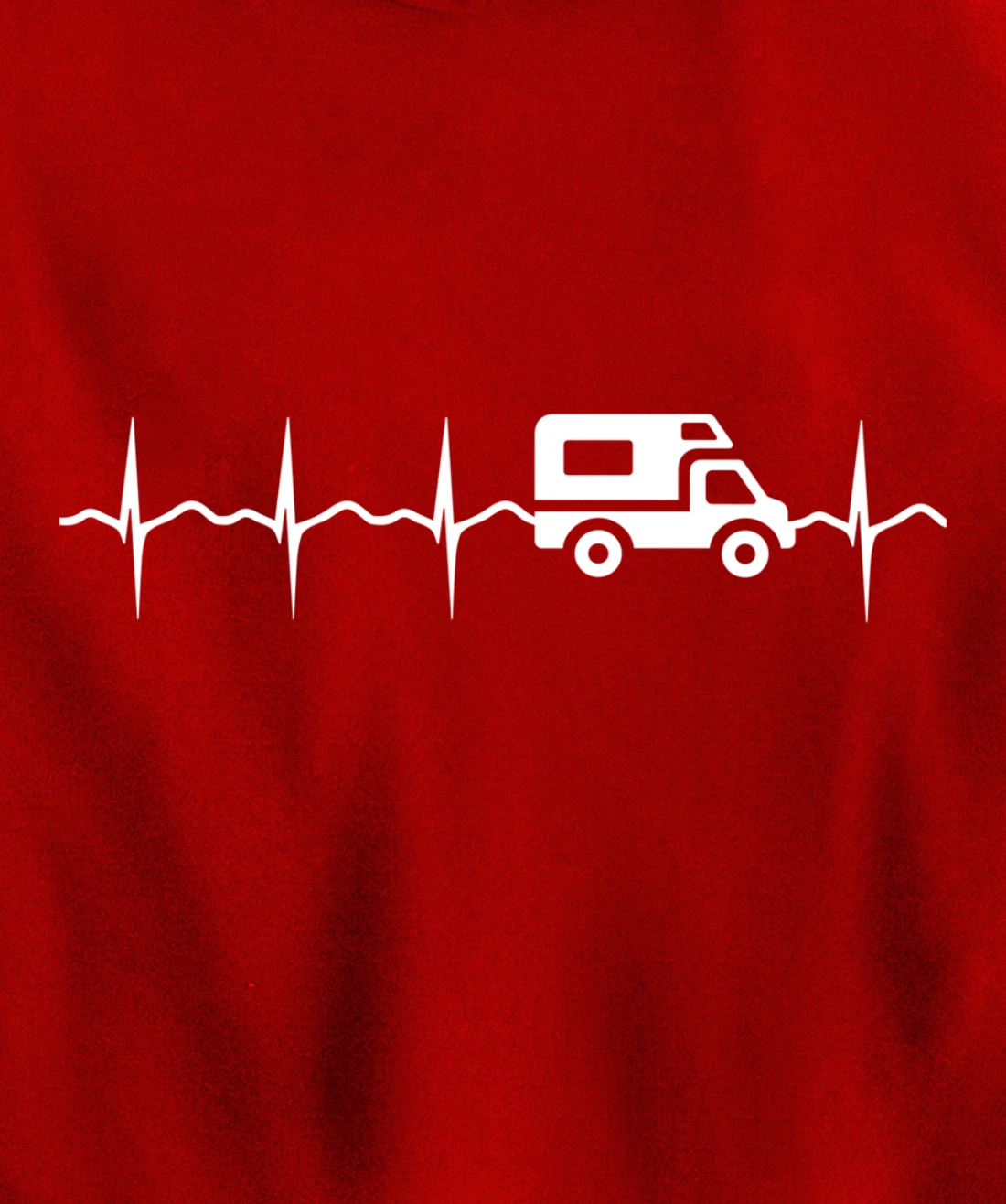 Camping EKG campervan Motorhome Pullover Hoodie