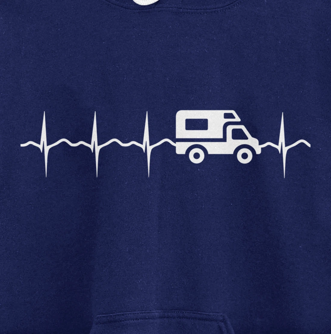 Camping EKG campervan Motorhome Pullover Hoodie