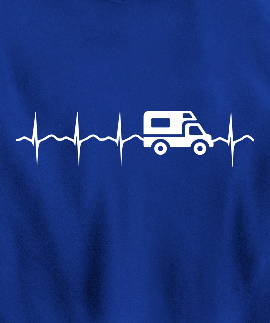 Camping EKG campervan Motorhome Pullover Hoodie