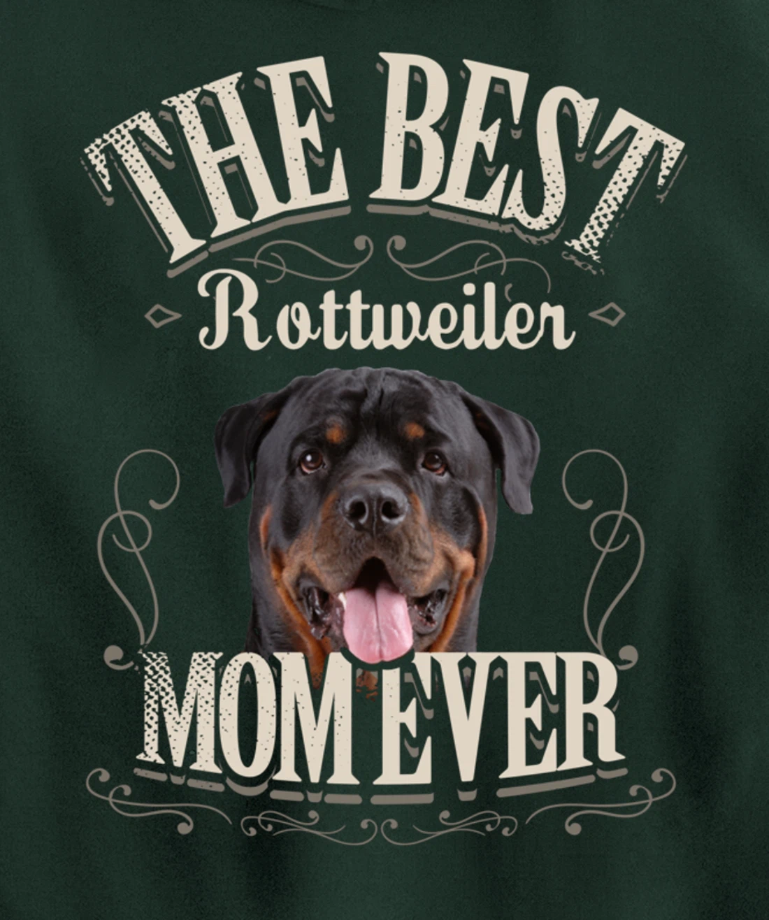 Funny Dog Lover Gifts for Women - Best Rottweiler Mom Ever Pullover Hoodie