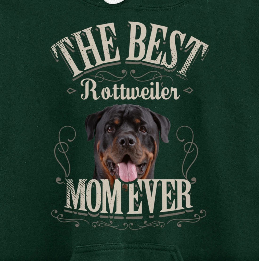 Funny Dog Lover Gifts for Women - Best Rottweiler Mom Ever Pullover Hoodie