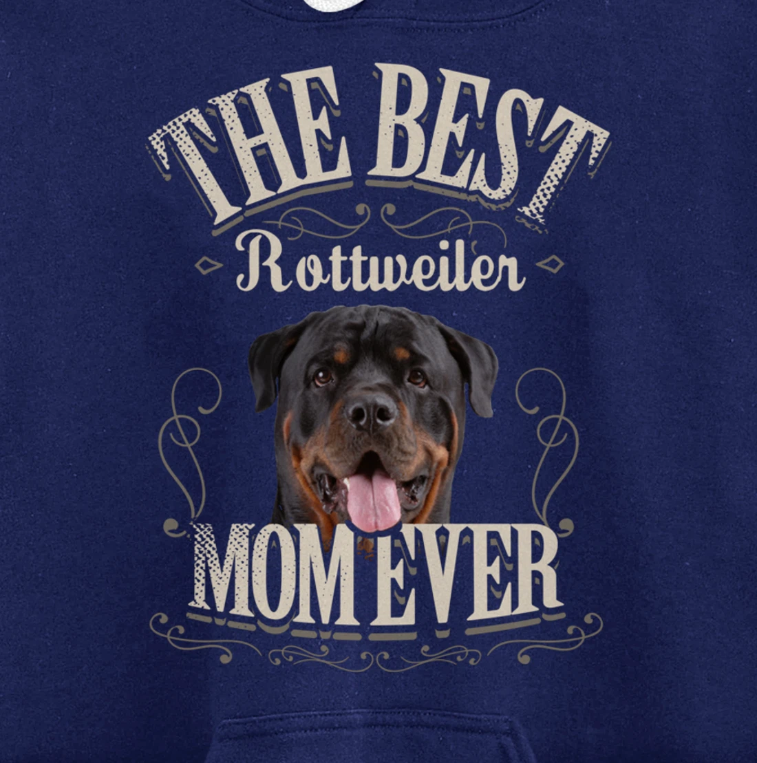 Funny Dog Lover Gifts for Women - Best Rottweiler Mom Ever Pullover Hoodie