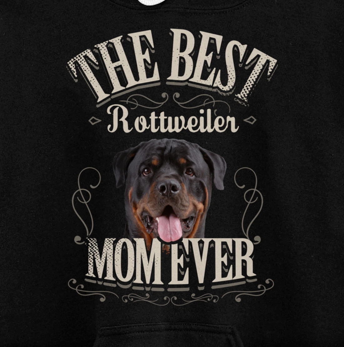 Funny Dog Lover Gifts for Women - Best Rottweiler Mom Ever Pullover Hoodie