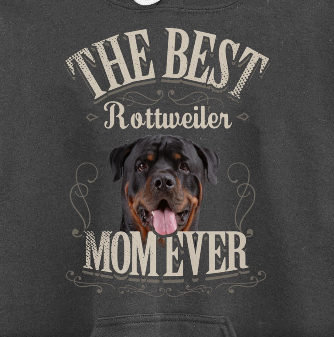 Funny Dog Lover Gifts for Women - Best Rottweiler Mom Ever Pullover Hoodie