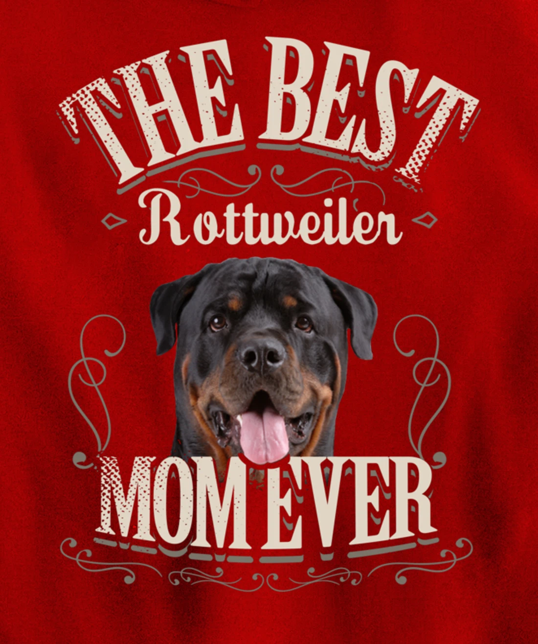 Funny Dog Lover Gifts for Women - Best Rottweiler Mom Ever Pullover Hoodie