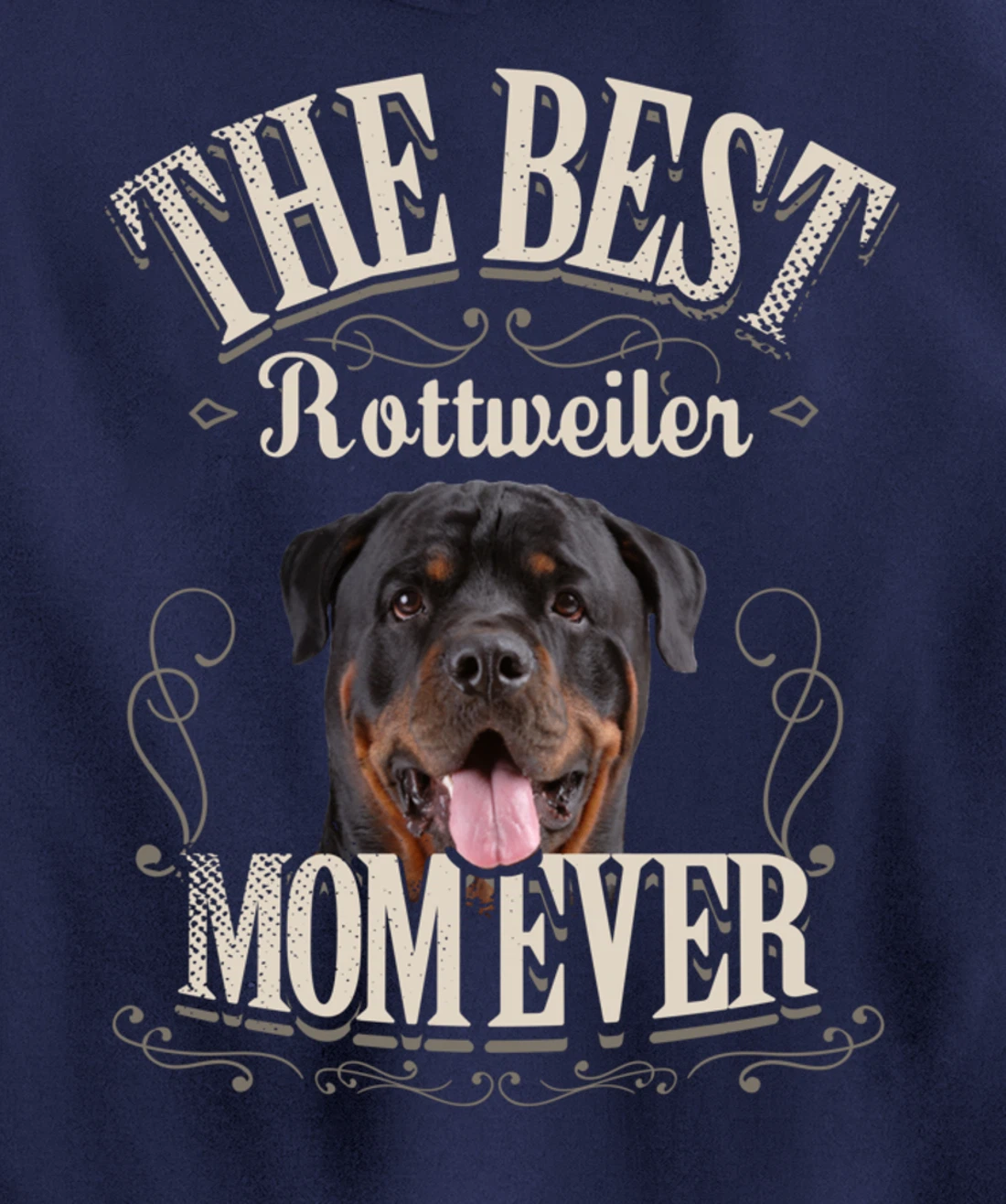 Funny Dog Lover Gifts for Women - Best Rottweiler Mom Ever Pullover Hoodie