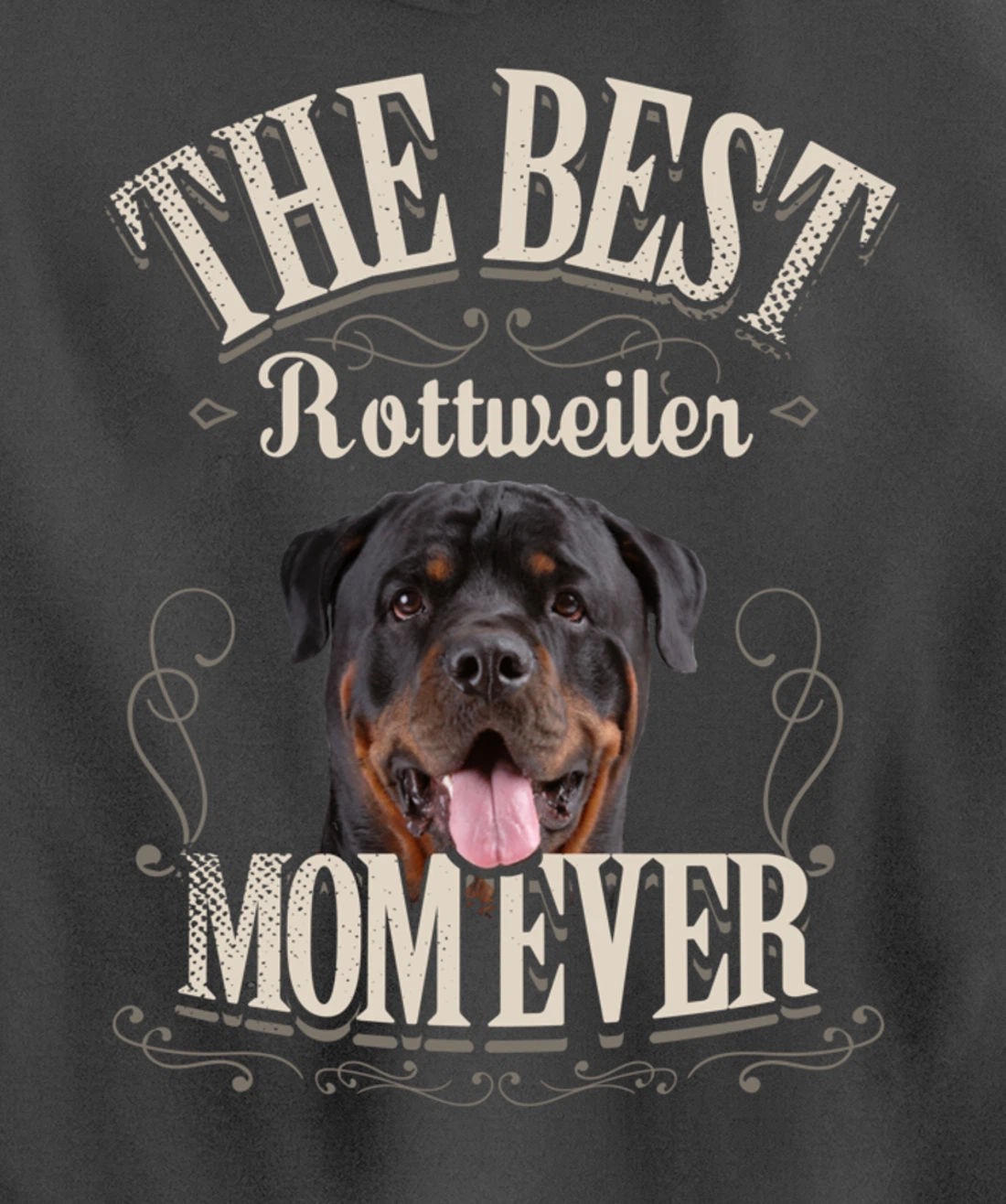 Funny Dog Lover Gifts for Women - Best Rottweiler Mom Ever Pullover Hoodie