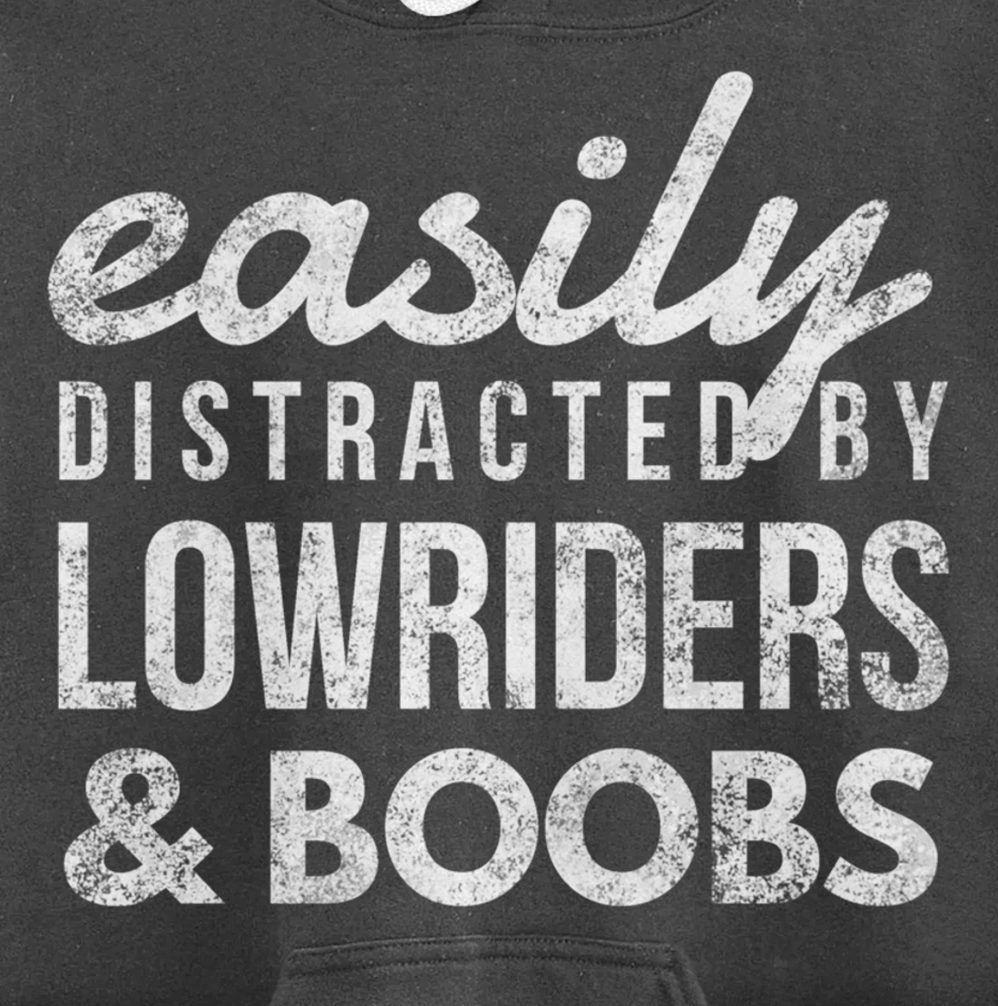 Lowriders & Boobs Funny Car Enthusiast Gift Girls and Cars Pullover Hoodie
