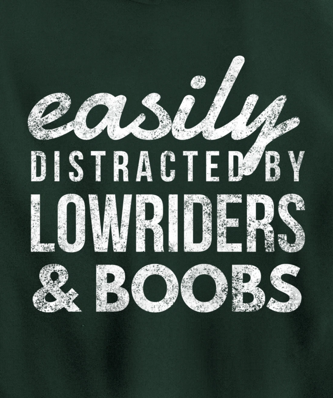 Lowriders & Boobs Funny Car Enthusiast Gift Girls and Cars Pullover Hoodie
