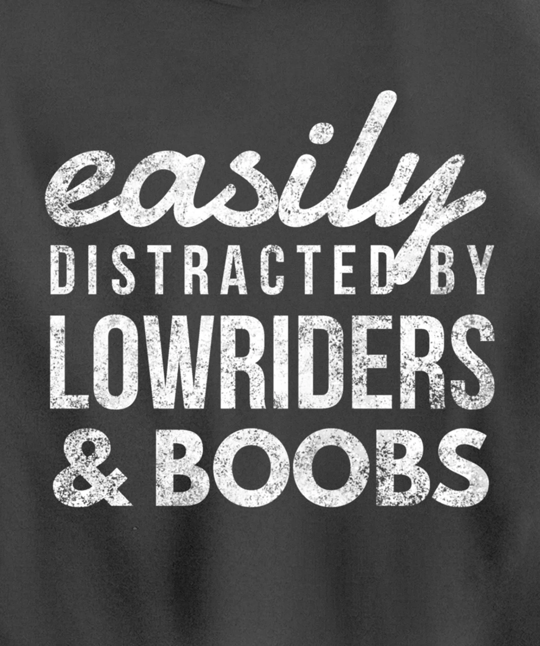 Lowriders & Boobs Funny Car Enthusiast Gift Girls and Cars Pullover Hoodie