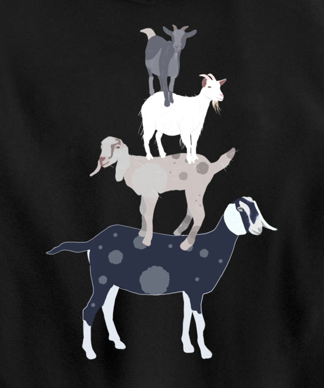 Goat Stack Pullover Hoodie