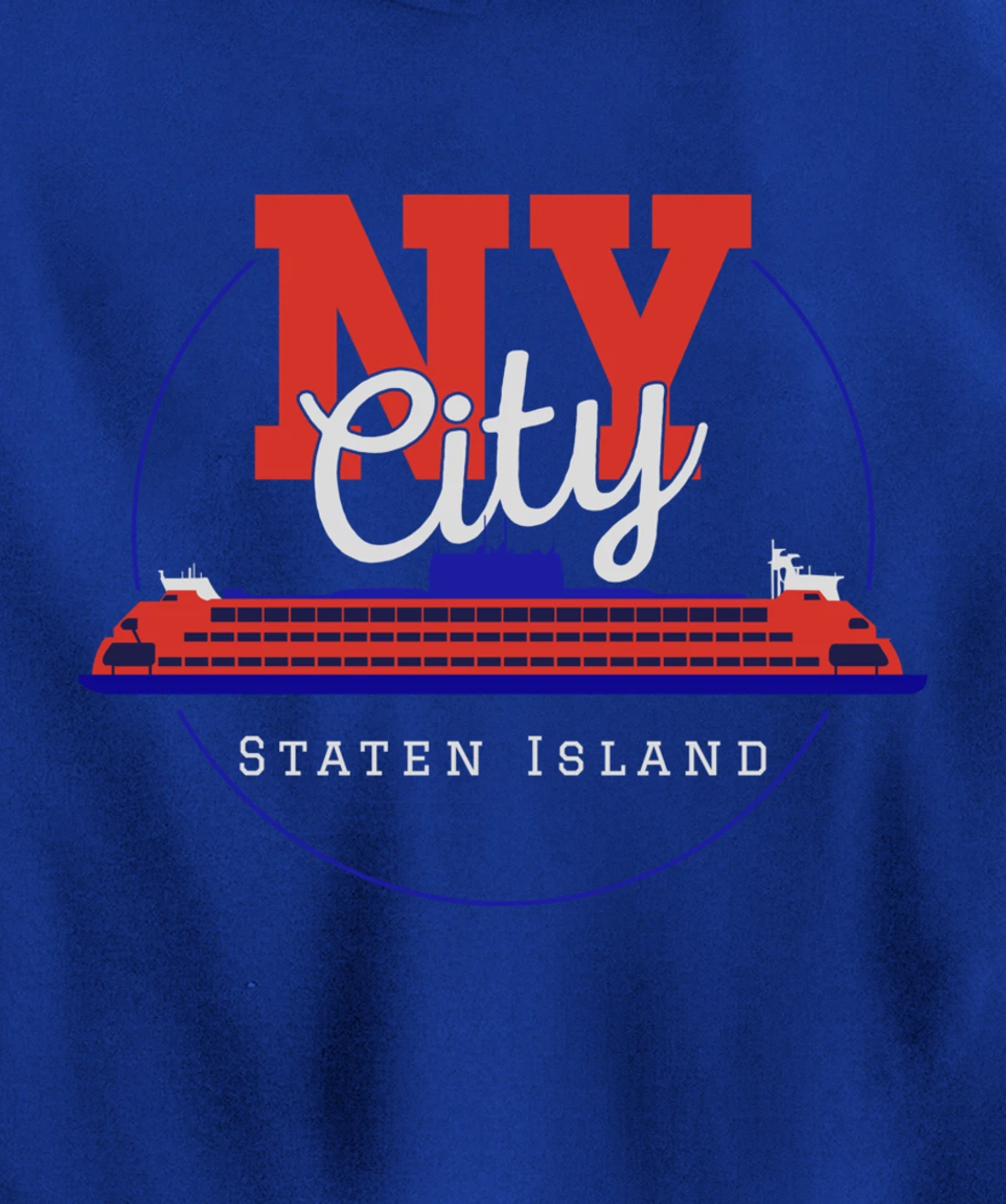 Staten Island design Souvenir Ferry New York City Gift NYC Pullover Hoodie