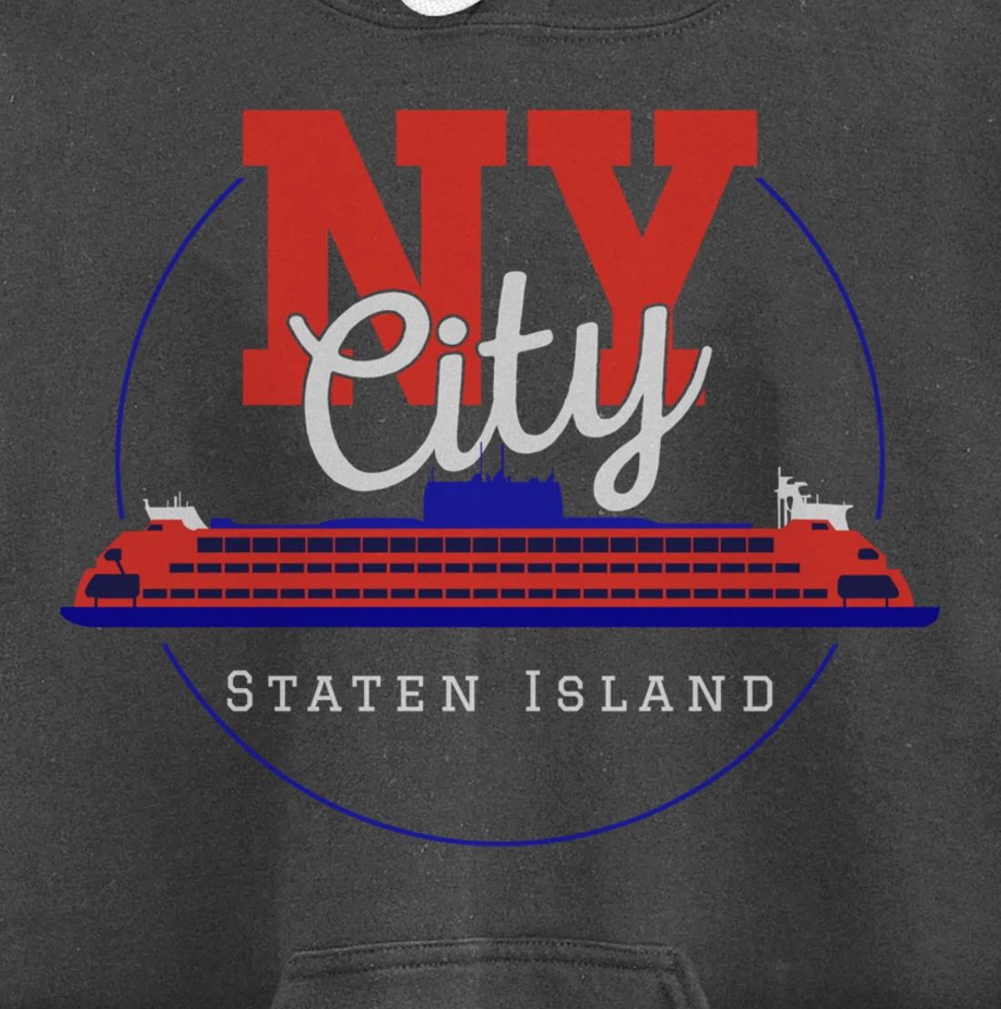 Staten Island design Souvenir Ferry New York City Gift NYC Pullover Hoodie