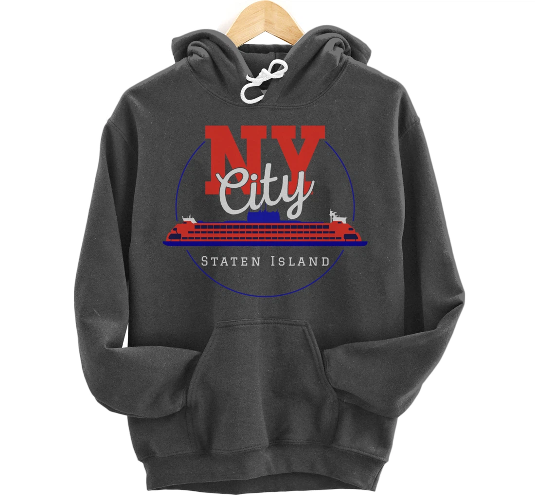 Staten Island design Souvenir Ferry New York City Gift NYC Pullover Hoodie