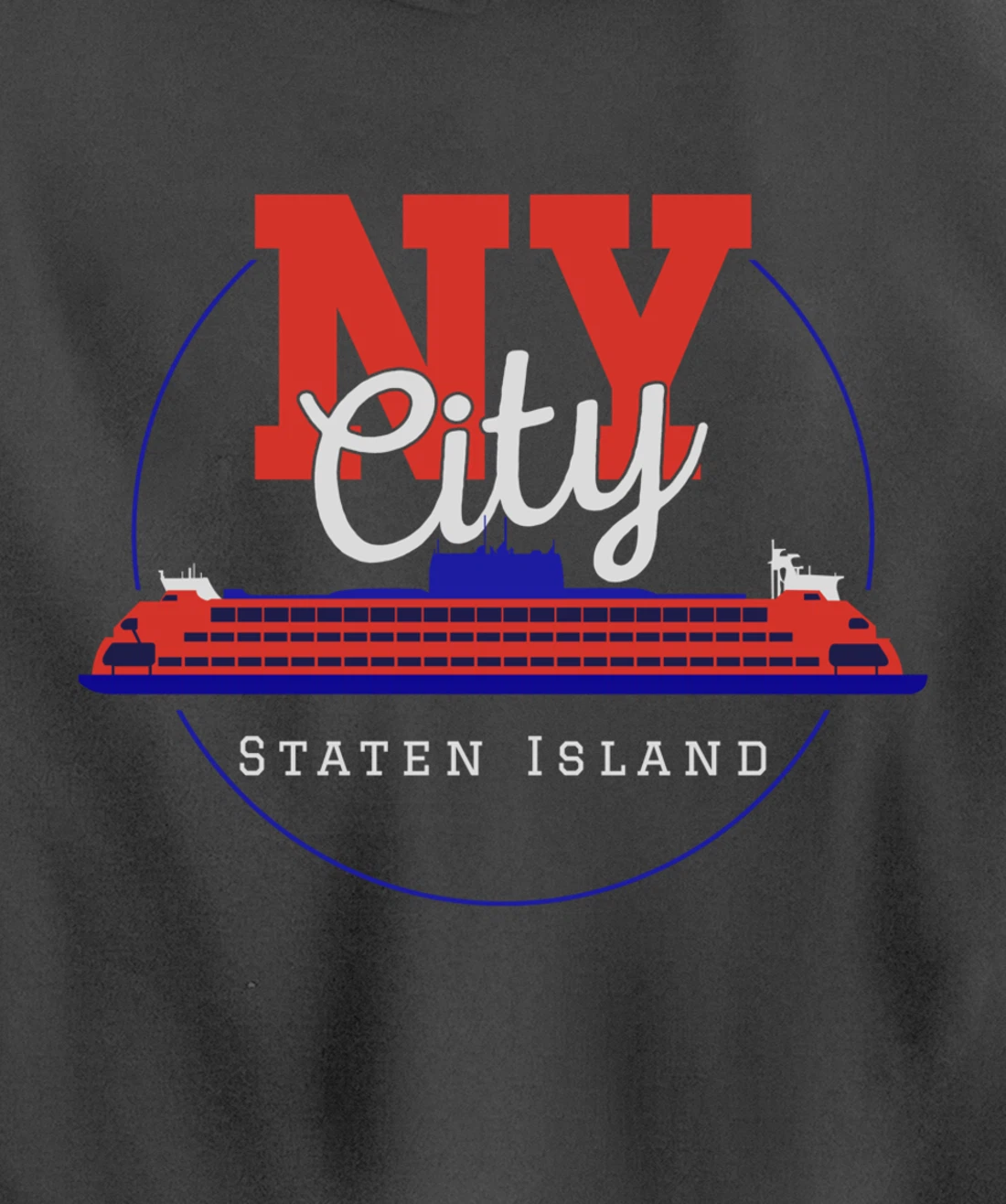 Staten Island design Souvenir Ferry New York City Gift NYC Pullover Hoodie