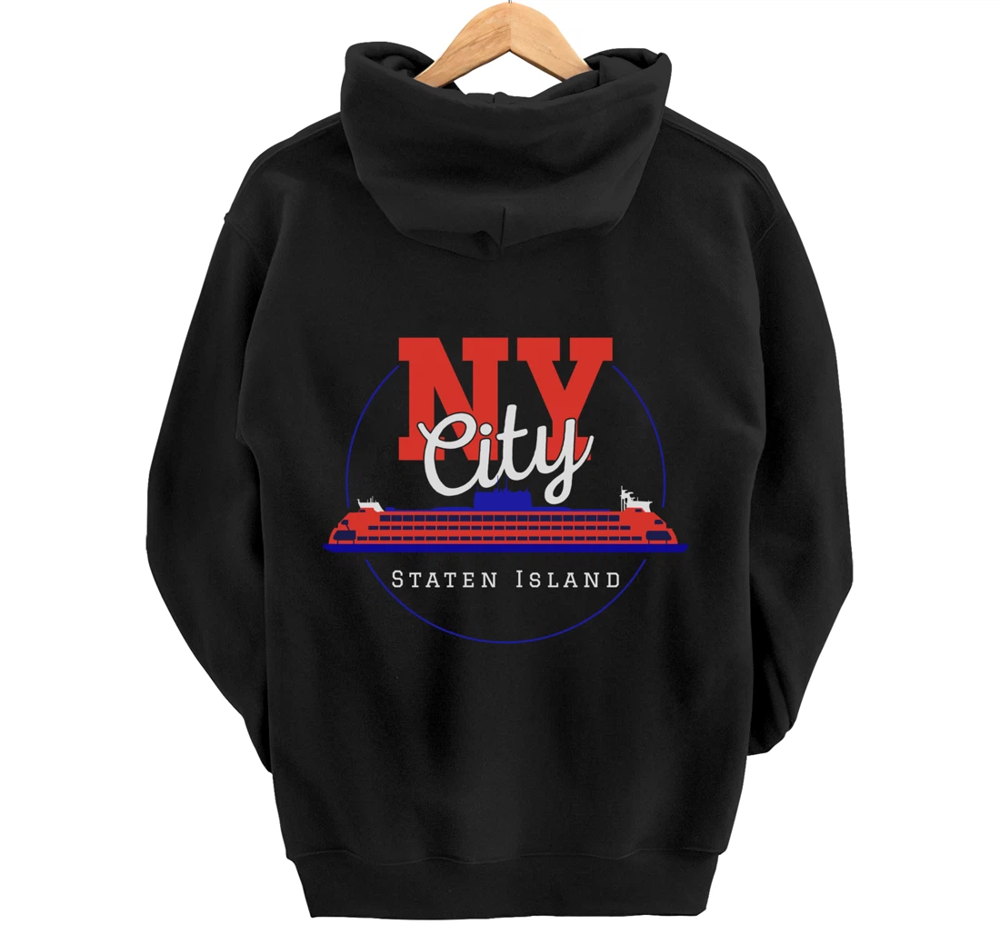 Staten Island design Souvenir Ferry New York City Gift NYC Pullover Hoodie