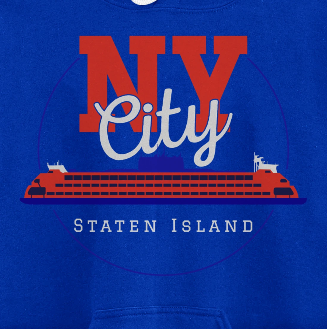 Staten Island design Souvenir Ferry New York City Gift NYC Pullover Hoodie