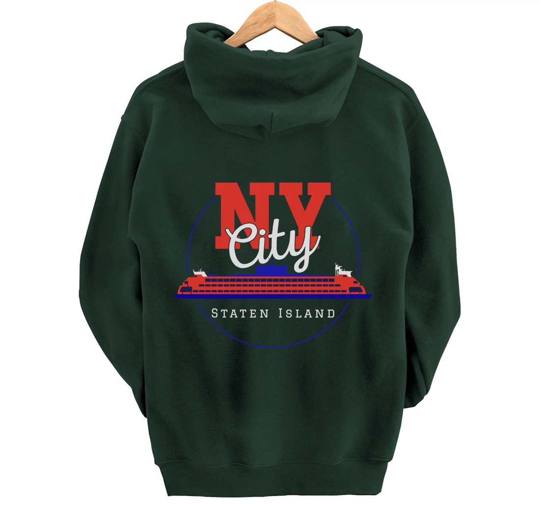 Staten Island design Souvenir Ferry New York City Gift NYC Pullover Hoodie