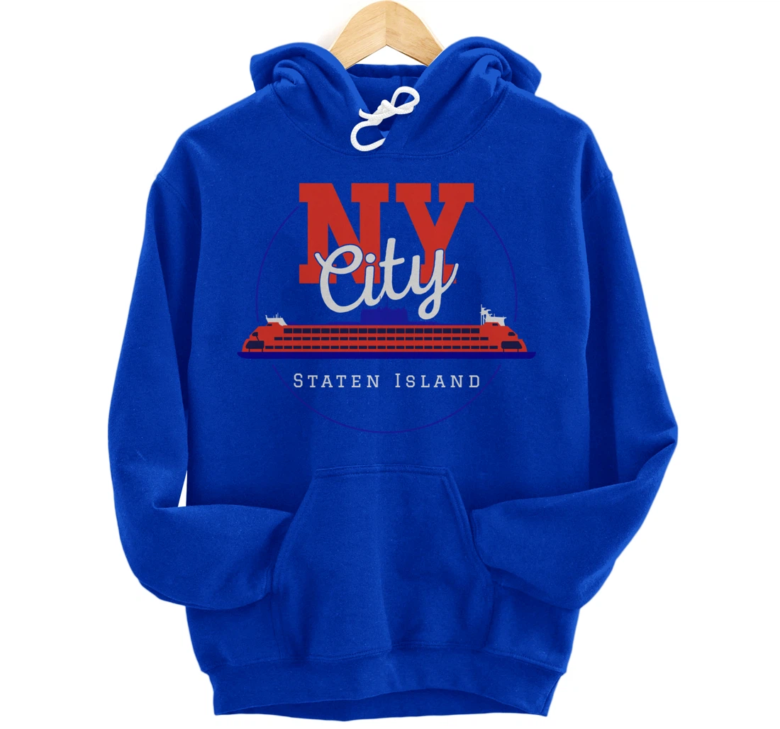 Staten Island design Souvenir Ferry New York City Gift NYC Pullover Hoodie