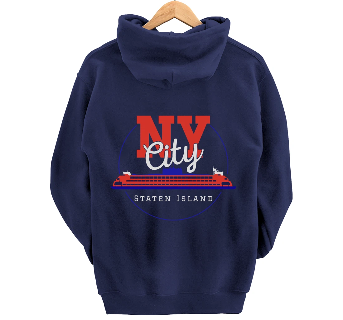 Staten Island design Souvenir Ferry New York City Gift NYC Pullover Hoodie