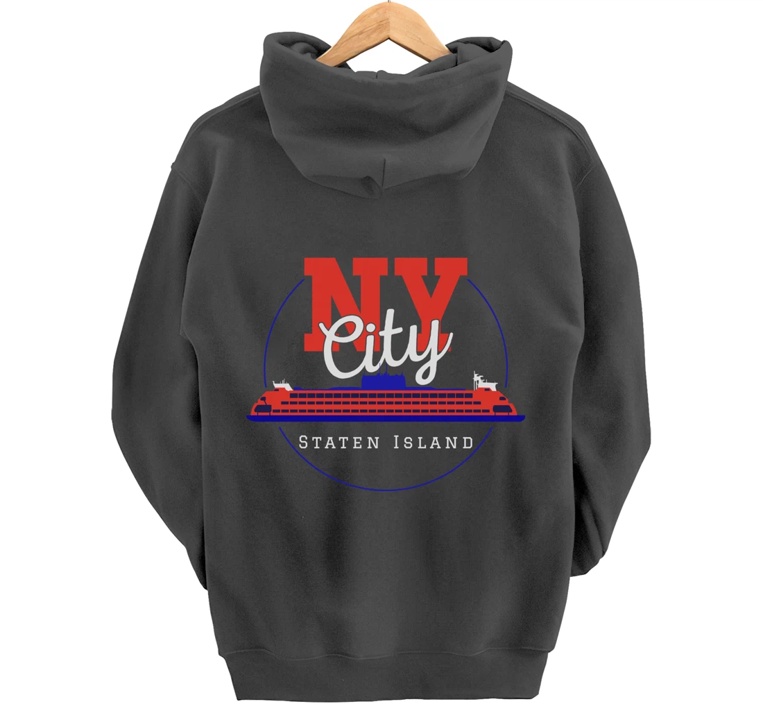 Staten Island design Souvenir Ferry New York City Gift NYC Pullover Hoodie