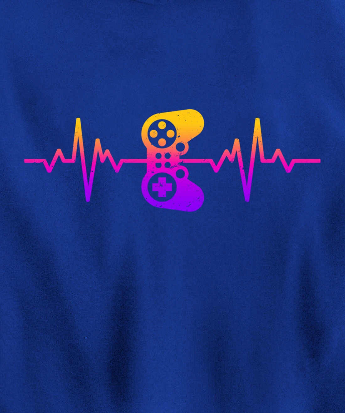 Heartbeat Gamer / Video Game Controller Nerdy Gamer Gift Pullover Hoodie