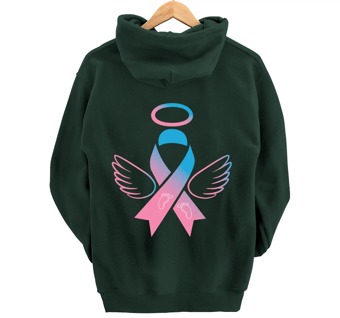Miscarriage Ribbon - Pregnancy Loss Awareness Outfit Pullover Hoodie