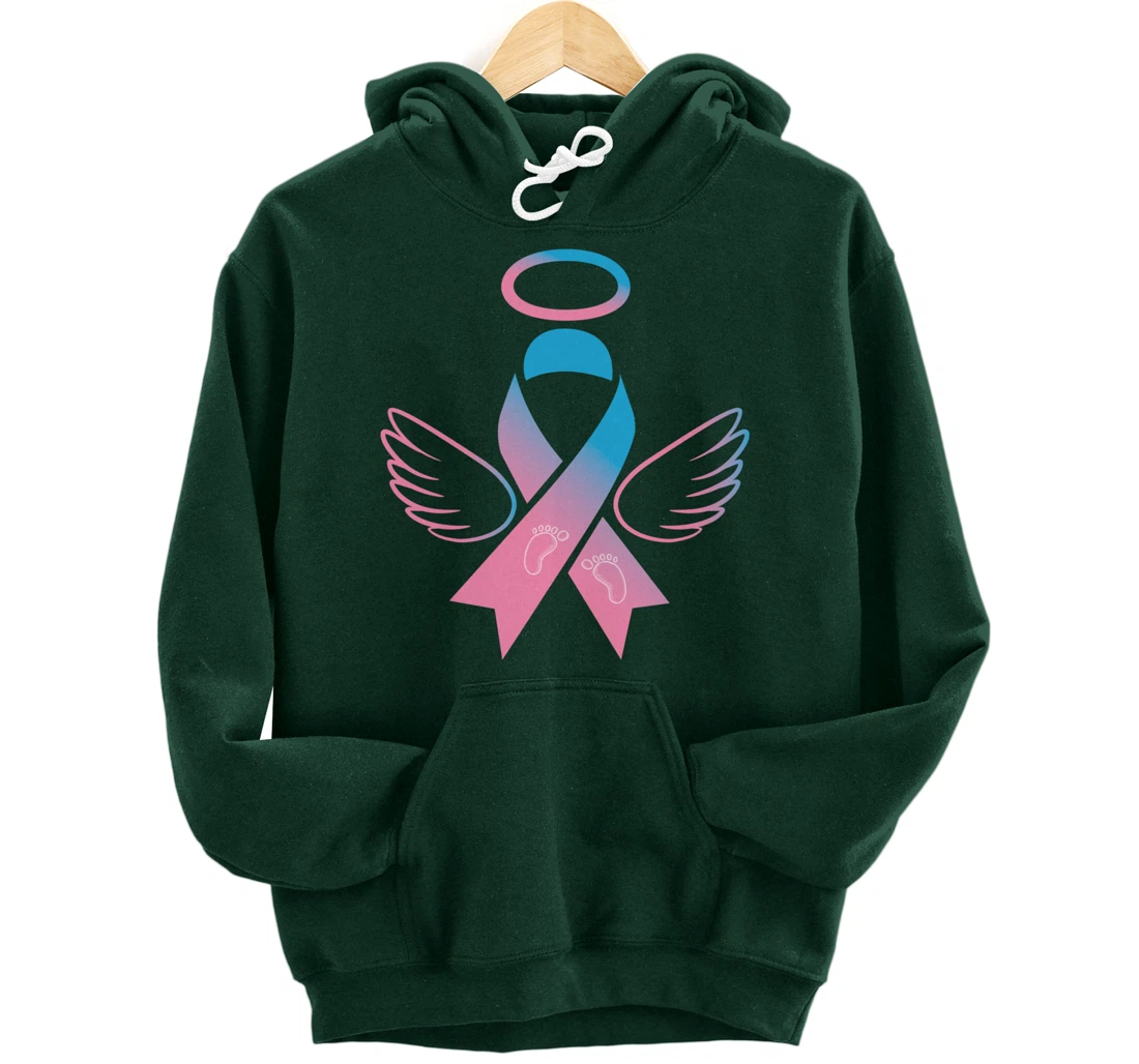 Miscarriage Ribbon - Pregnancy Loss Awareness Outfit Pullover Hoodie
