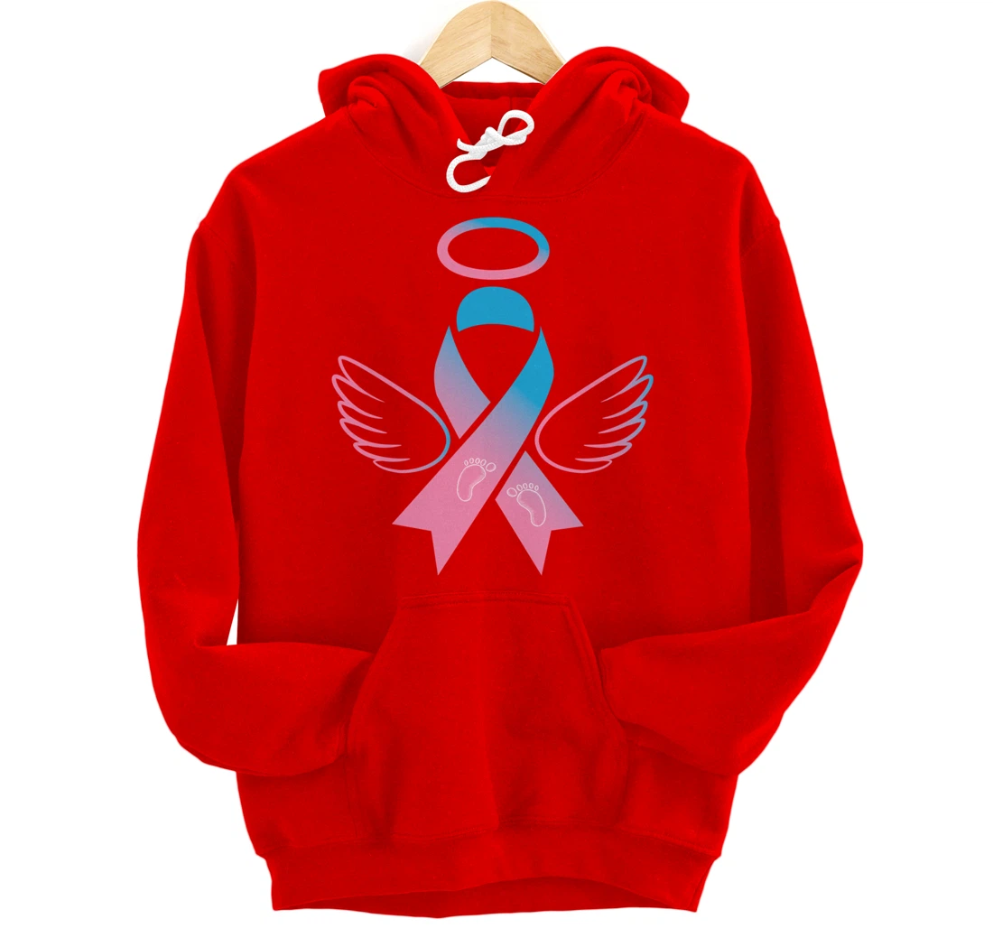 Miscarriage Ribbon - Pregnancy Loss Awareness Outfit Pullover Hoodie