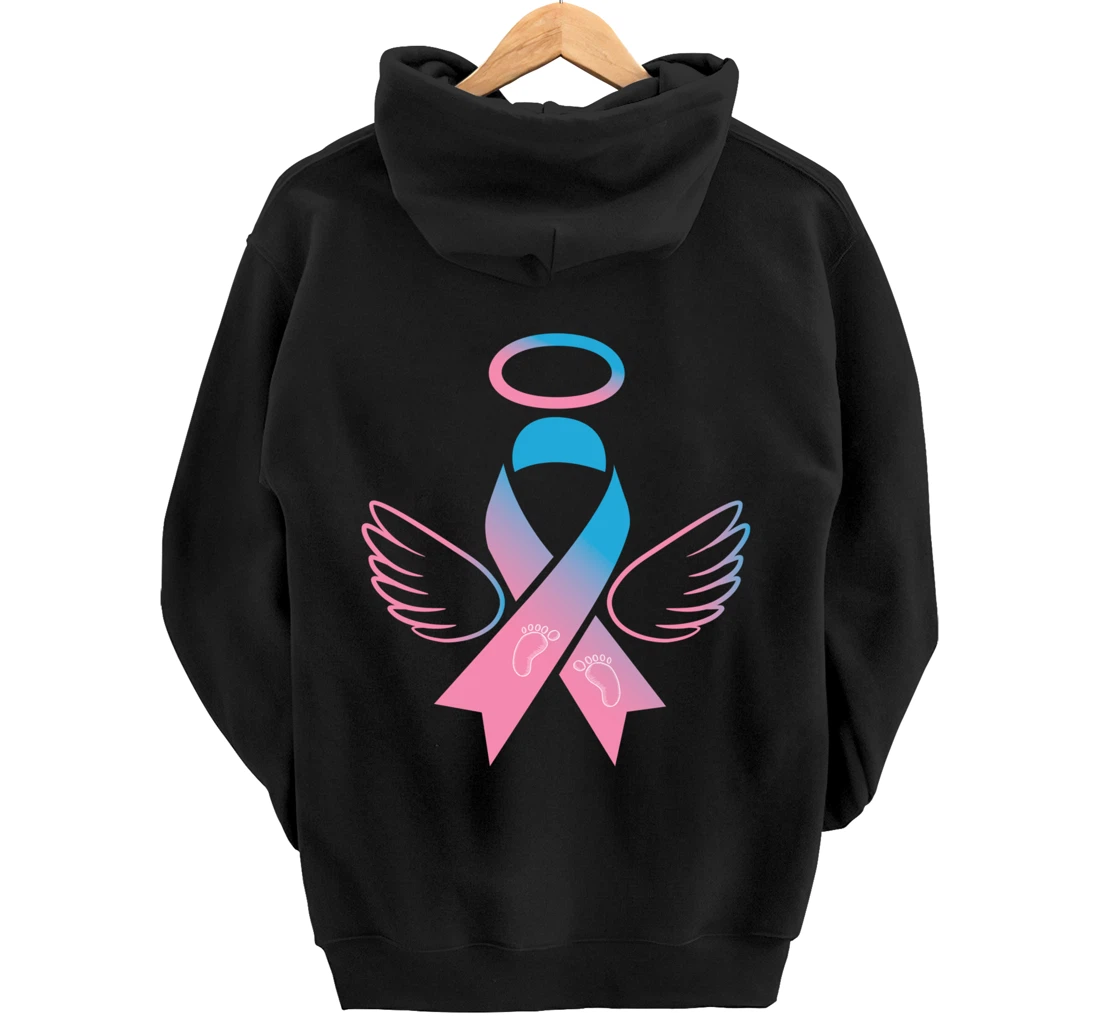 Miscarriage Ribbon - Pregnancy Loss Awareness Outfit Pullover Hoodie