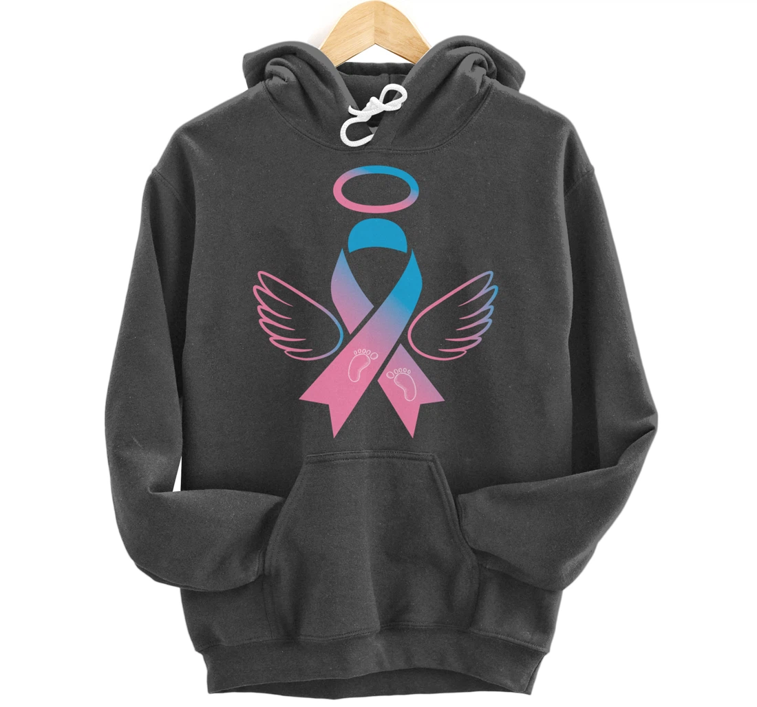 Miscarriage Ribbon - Pregnancy Loss Awareness Outfit Pullover Hoodie