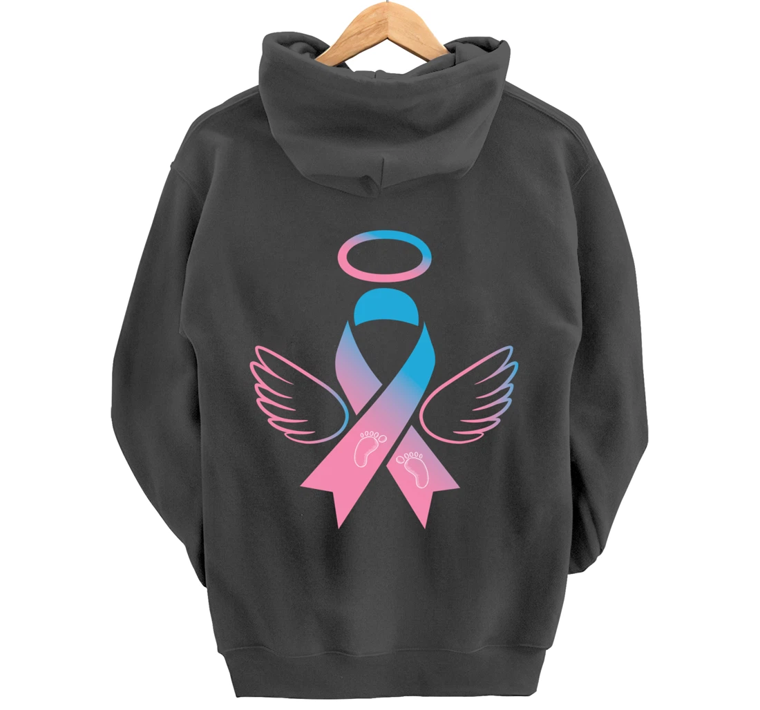 Miscarriage Ribbon - Pregnancy Loss Awareness Outfit Pullover Hoodie