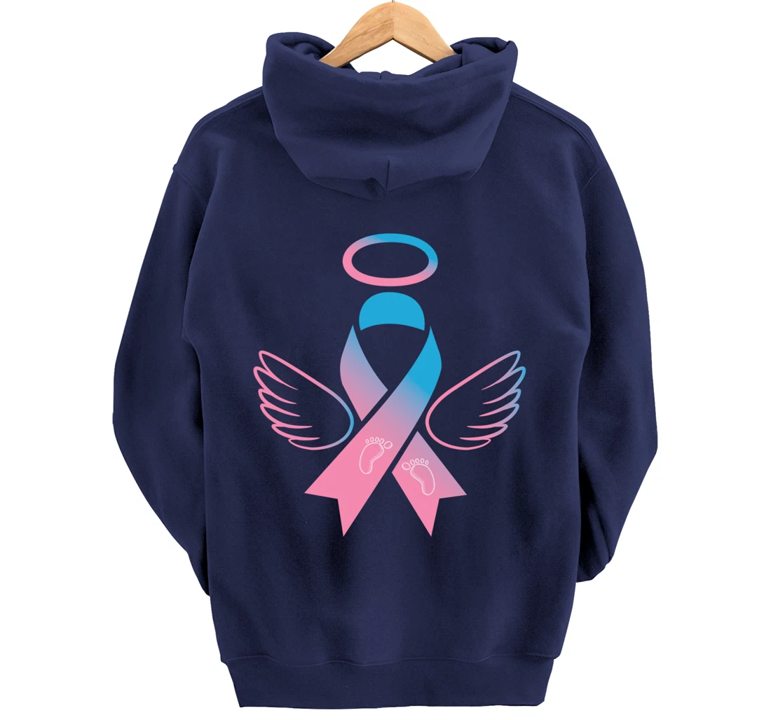 Miscarriage Ribbon - Pregnancy Loss Awareness Outfit Pullover Hoodie