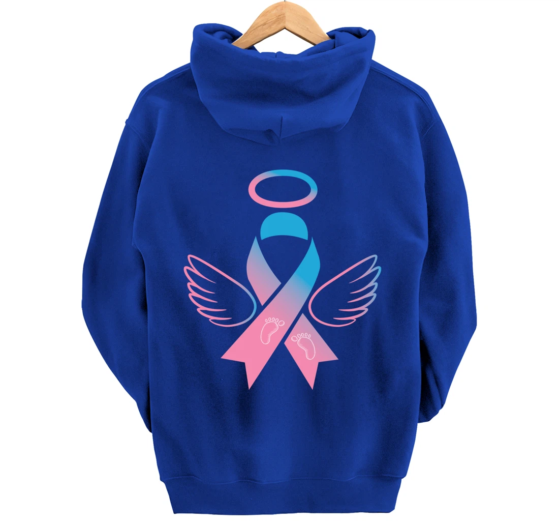 Miscarriage Ribbon - Pregnancy Loss Awareness Outfit Pullover Hoodie