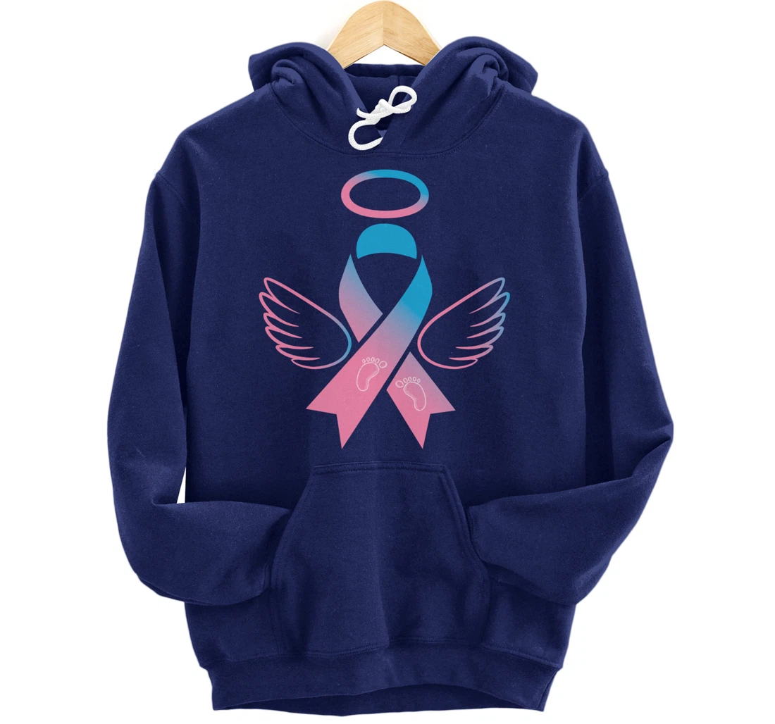Miscarriage Ribbon - Pregnancy Loss Awareness Outfit Pullover Hoodie