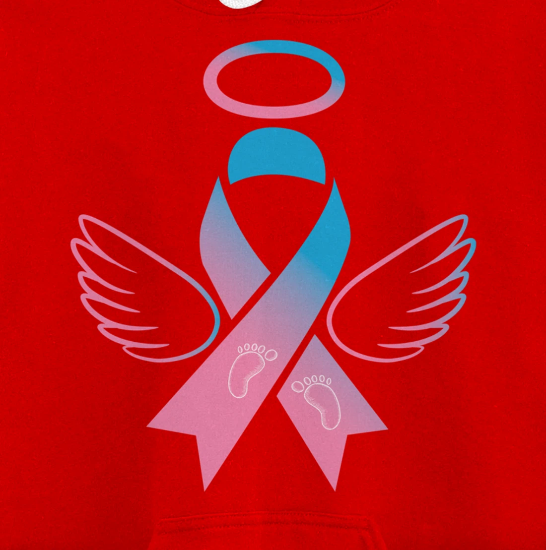 Miscarriage Ribbon - Pregnancy Loss Awareness Outfit Pullover Hoodie