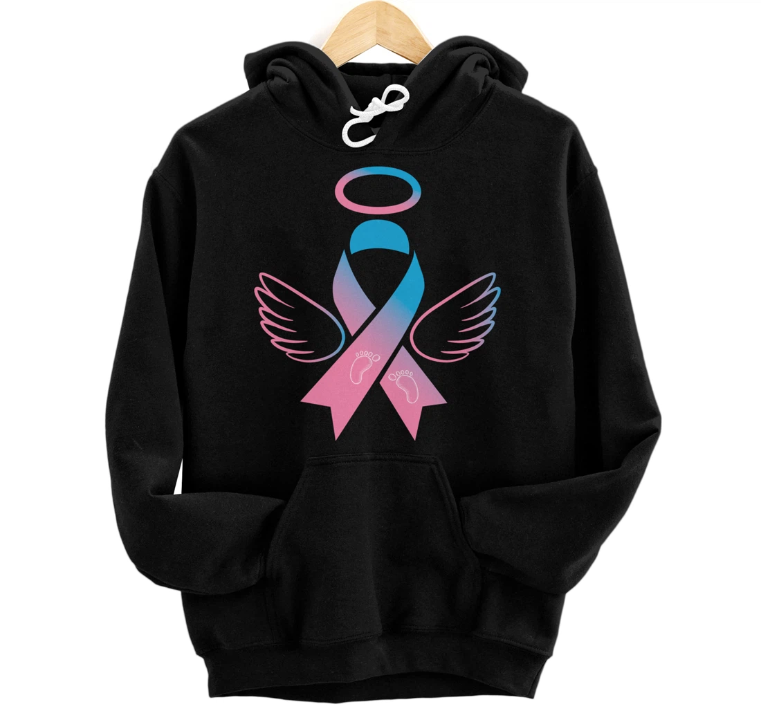 Miscarriage Ribbon - Pregnancy Loss Awareness Outfit Pullover Hoodie