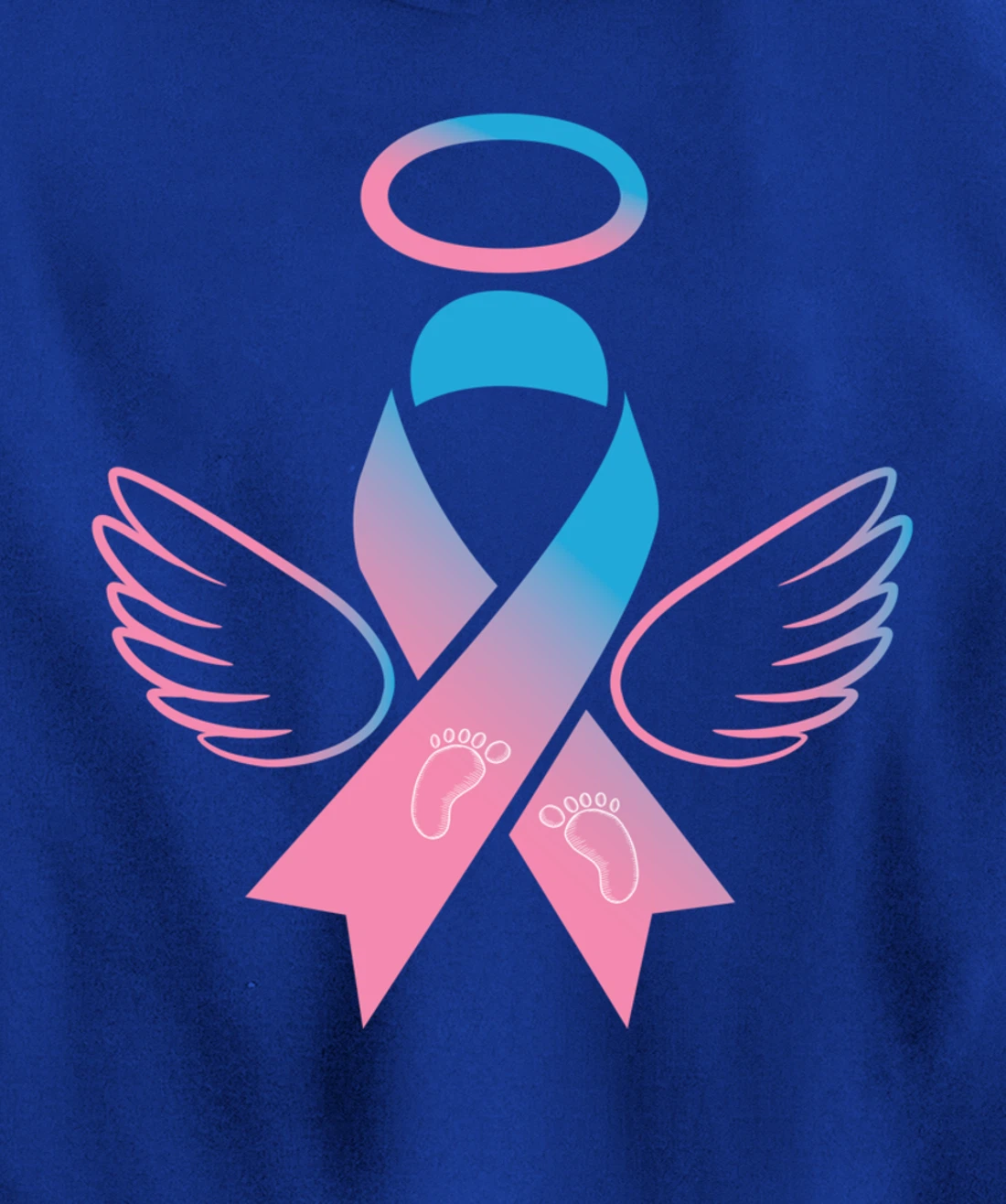 Miscarriage Ribbon - Pregnancy Loss Awareness Outfit Pullover Hoodie