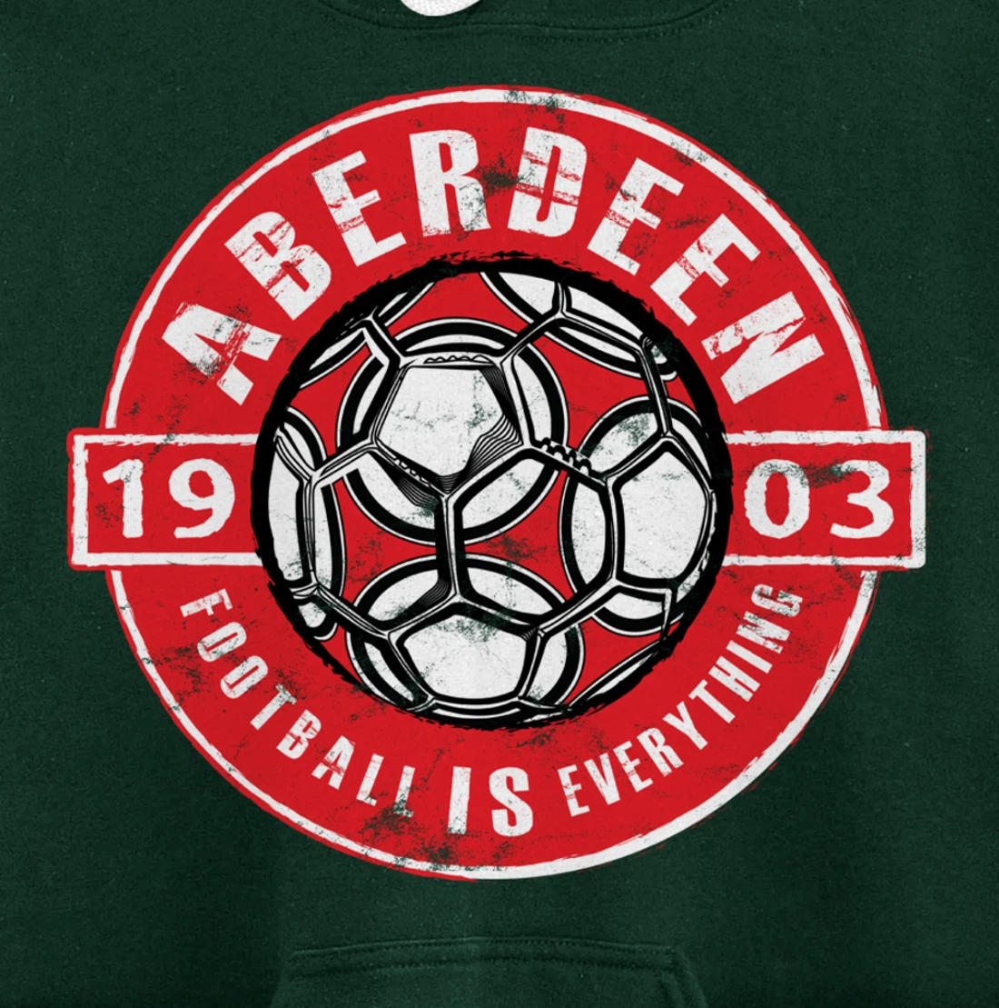 Football Is Everything - Aberdeen Vintage Pullover Hoodie