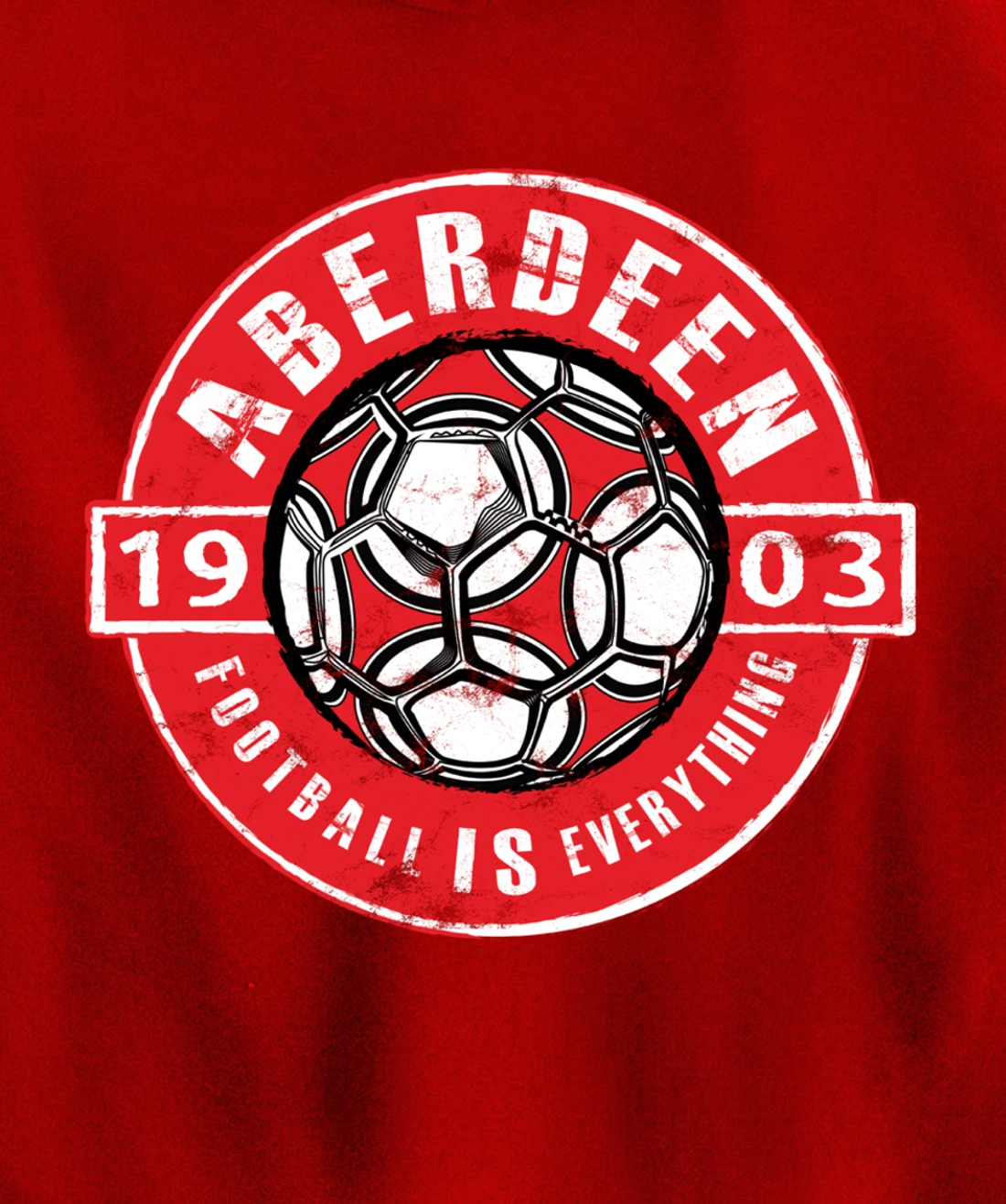 Football Is Everything - Aberdeen Vintage Pullover Hoodie