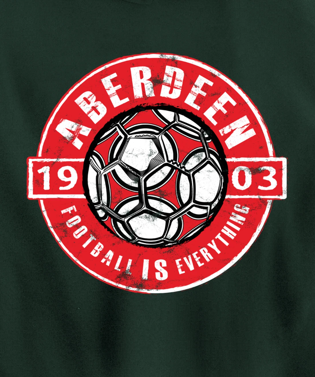 Football Is Everything - Aberdeen Vintage Pullover Hoodie