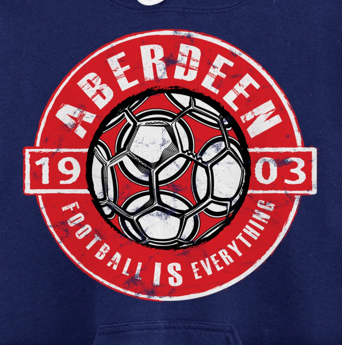 Football Is Everything - Aberdeen Vintage Pullover Hoodie