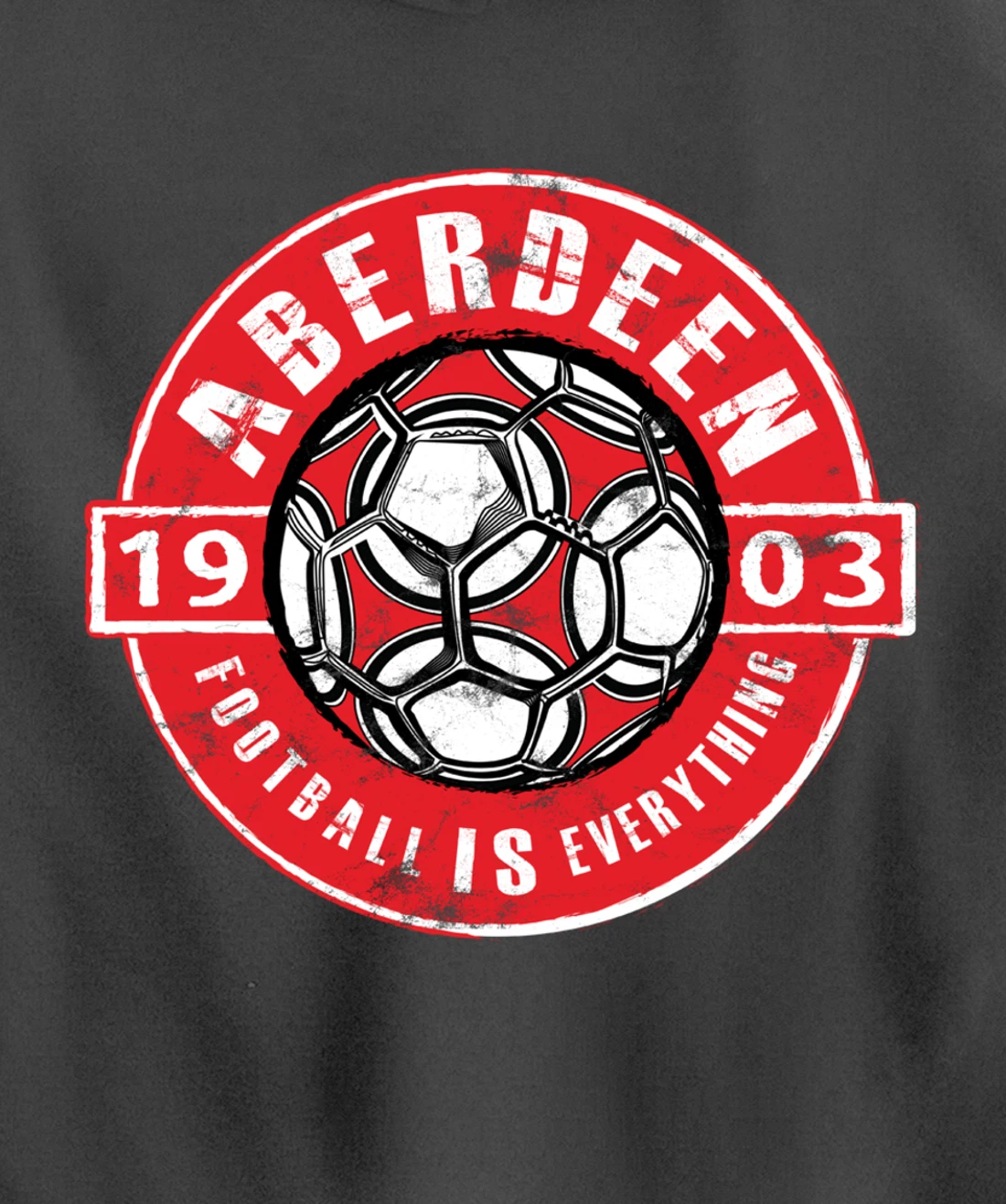 Football Is Everything - Aberdeen Vintage Pullover Hoodie