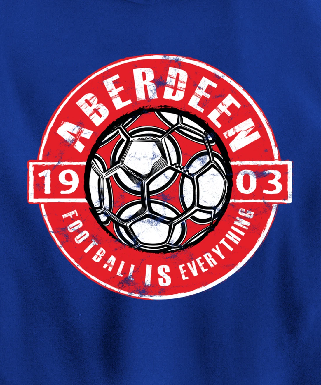 Football Is Everything - Aberdeen Vintage Pullover Hoodie