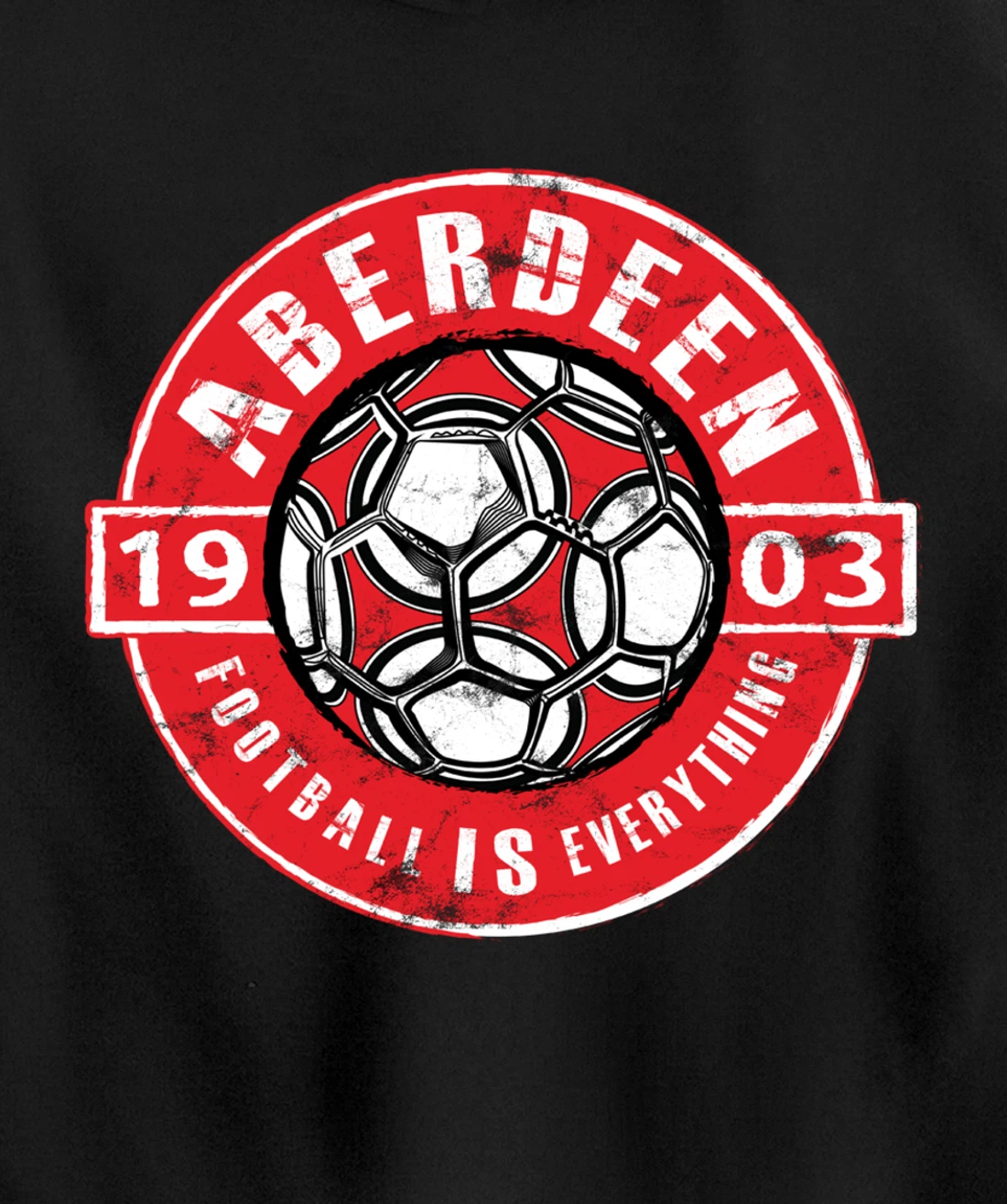 Football Is Everything - Aberdeen Vintage Pullover Hoodie