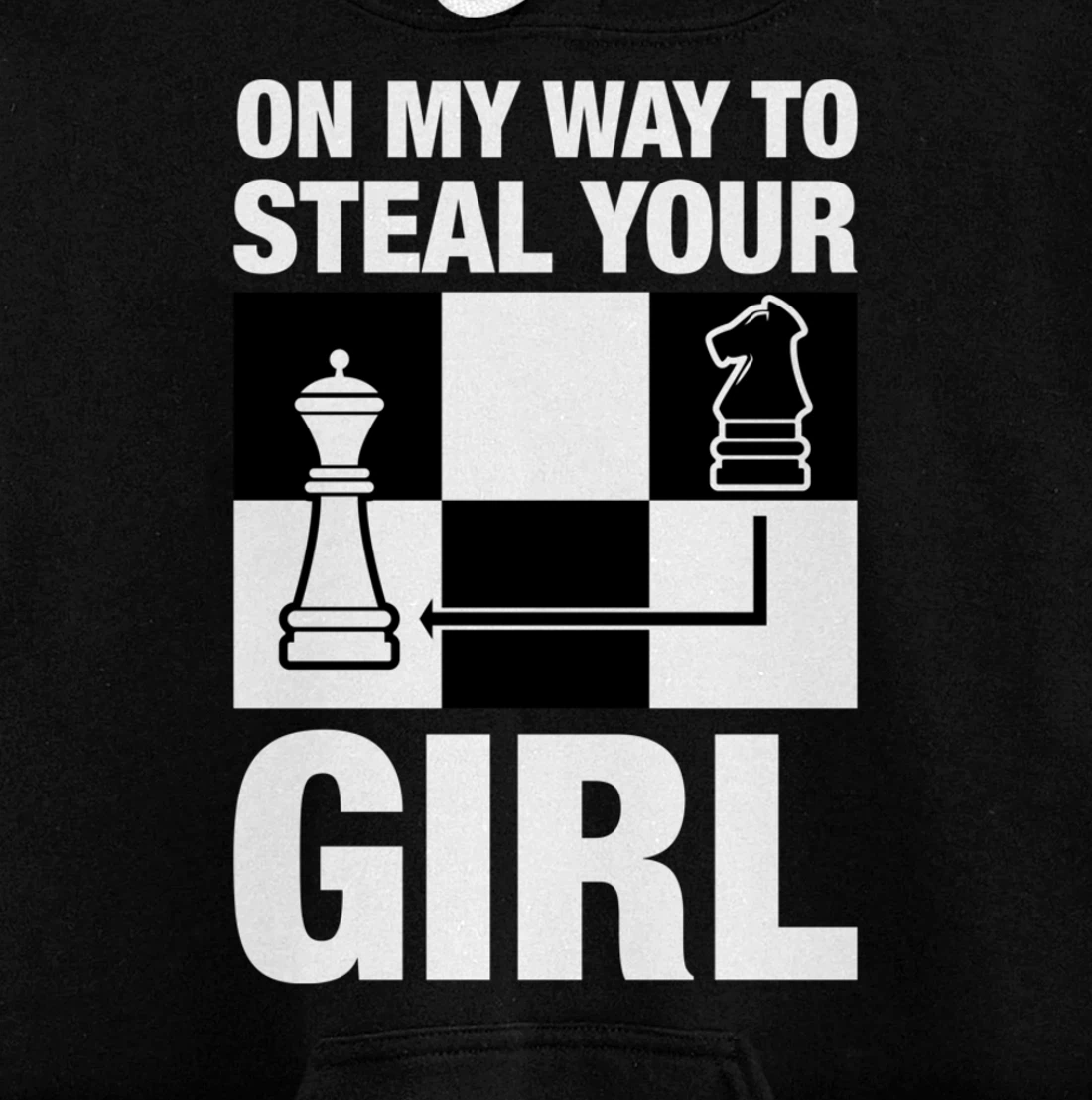 Funny Retro Chess Gift Chess-Player Pullover Hoodie