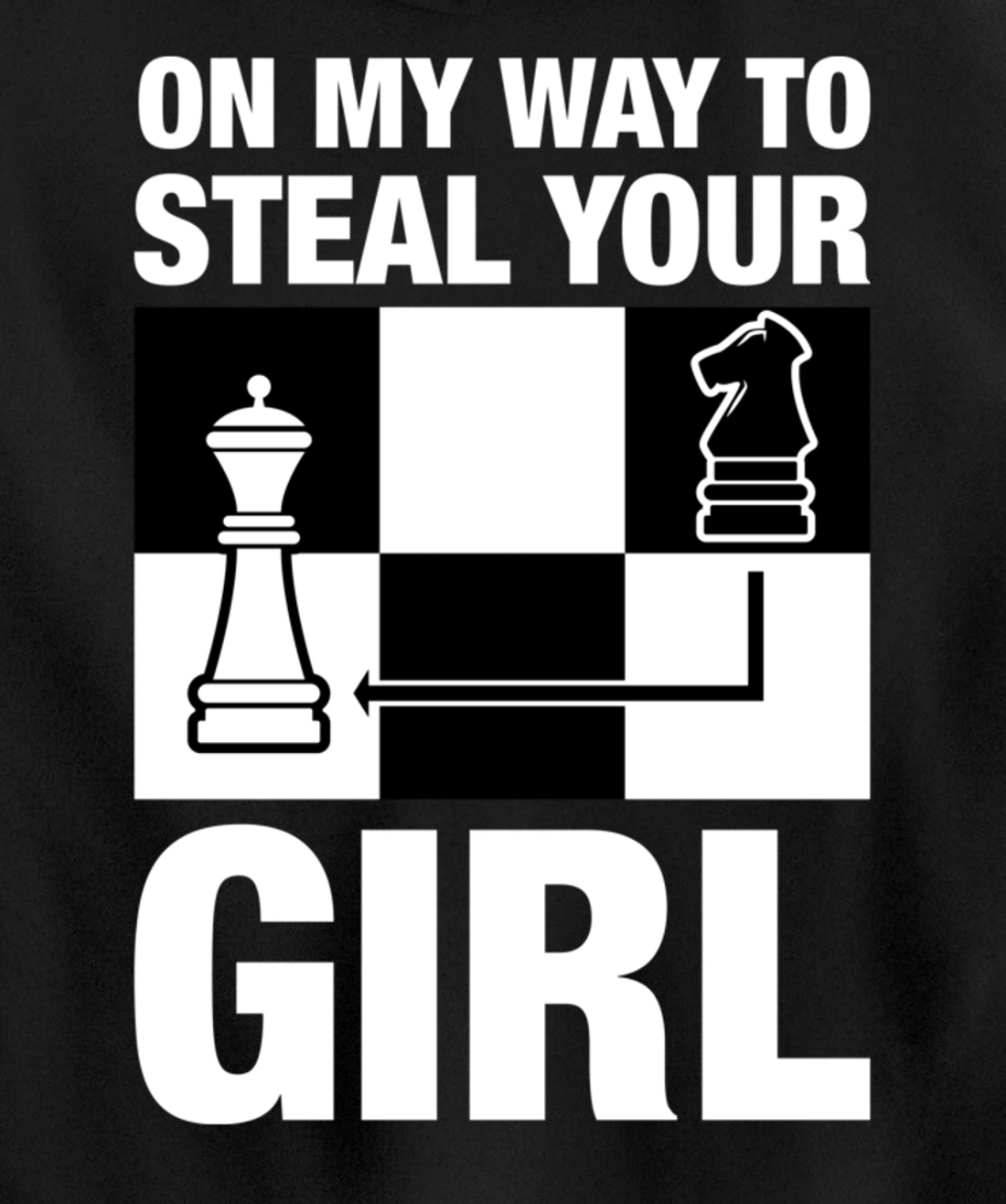 Funny Retro Chess Gift Chess-Player Pullover Hoodie