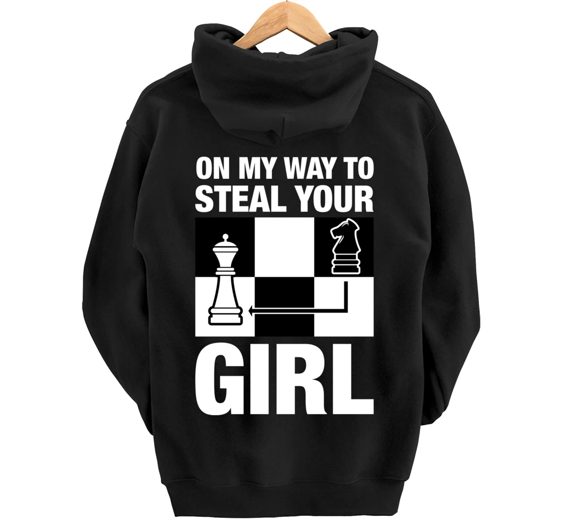 Funny Retro Chess Gift Chess-Player Pullover Hoodie