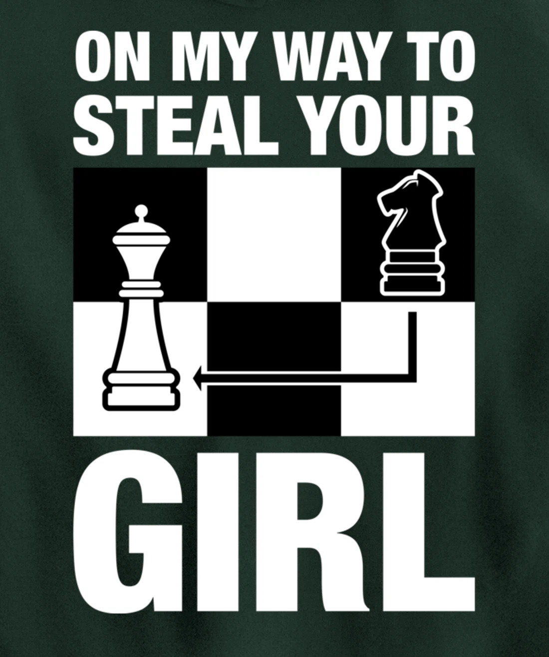 Funny Retro Chess Gift Chess-Player Pullover Hoodie